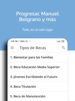 Beca Progresar App android App screenshot 2