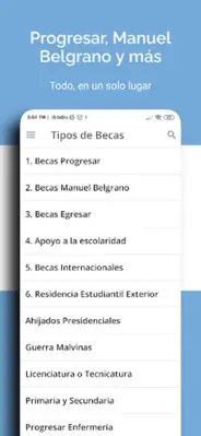 Beca Progresar App android App screenshot 8